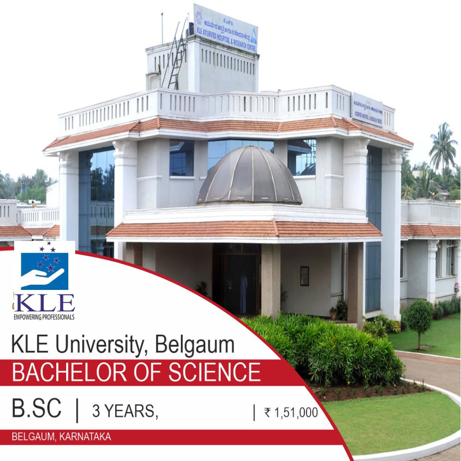 Bachelor of Science [B.Sc] at KLE University, Belgaum, Belgaum
